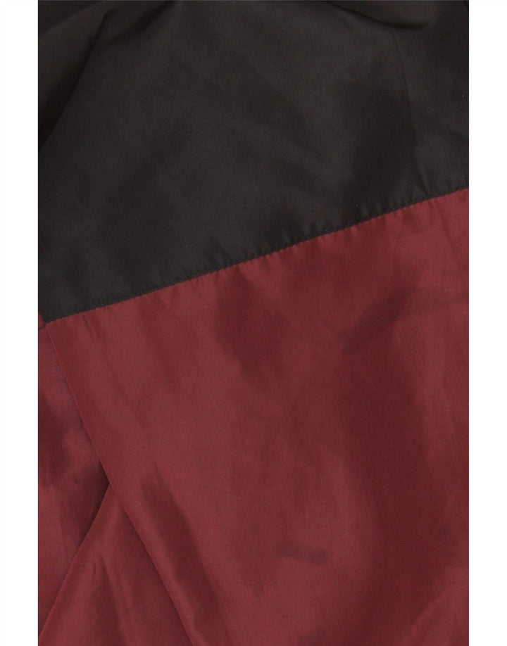 Umbro Mens Graphic Tracksuit Top Jacket Small Maroon Colourblock Polyester