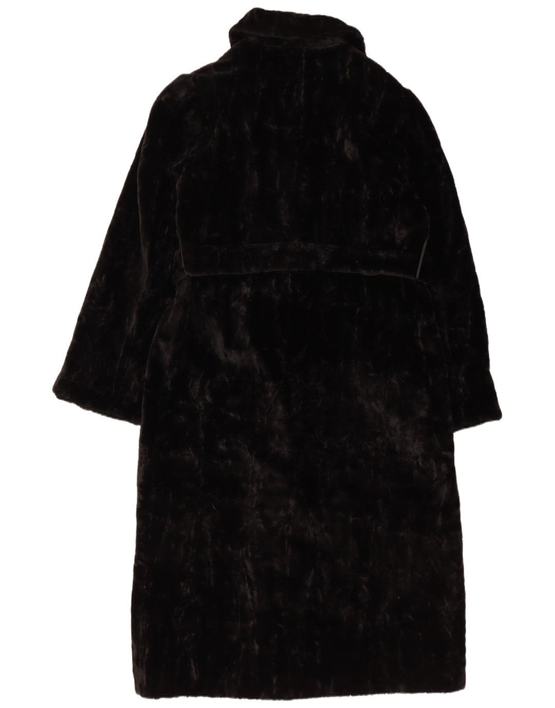 Misstwidd Womens Faux Fur Overcoat IT 44 Medium Black Acrylic
