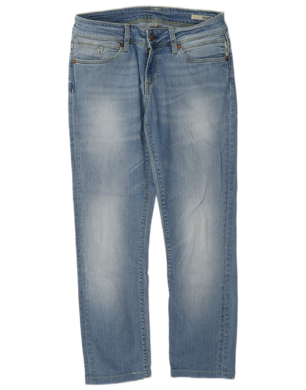 Meltin' Pot Womens Marceline Super Skinny Jeans W27 L25 Blue Cotton