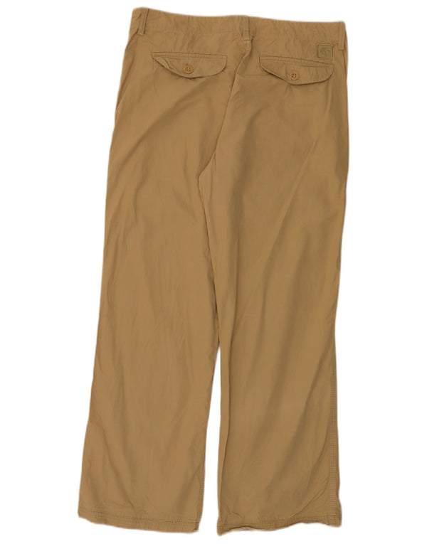 Timberland Mens Bootcut Cargo Trousers W33 L29 Beige Cotton
