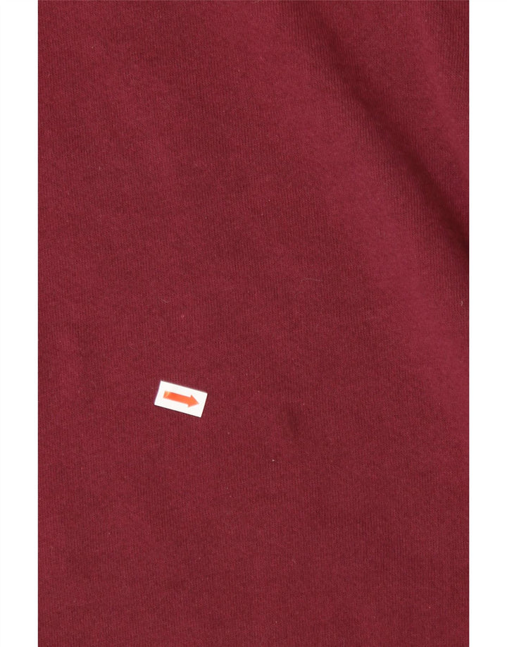LEE Mens Sweatshirt Jumper Large Maroon Vintage Lee and Second-Hand Lee from Messina Hembry 