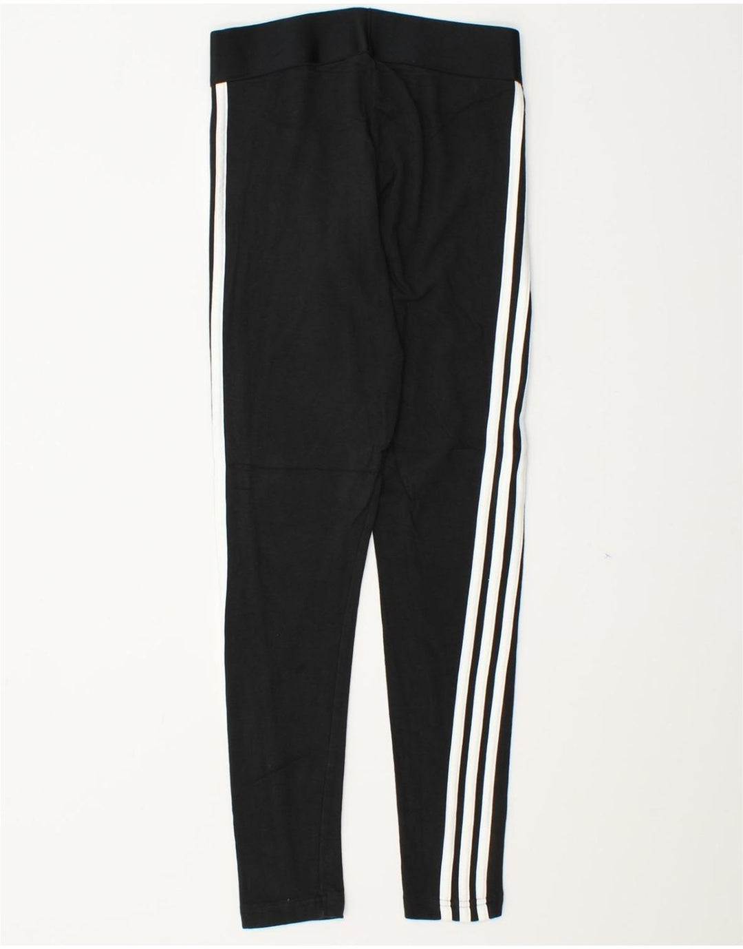 ADIDAS Womens Leggings UK 8/10 Small  Black Vintage Adidas and Second-Hand Adidas from Messina Hembry 