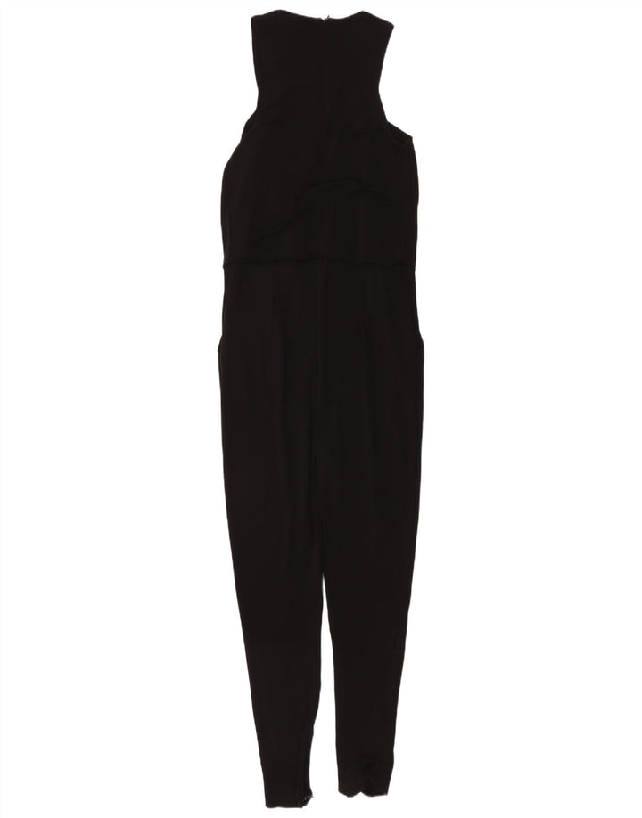 Massimo Dutti Womens Sleeveless Jumpsuit UK 10 Small  Black