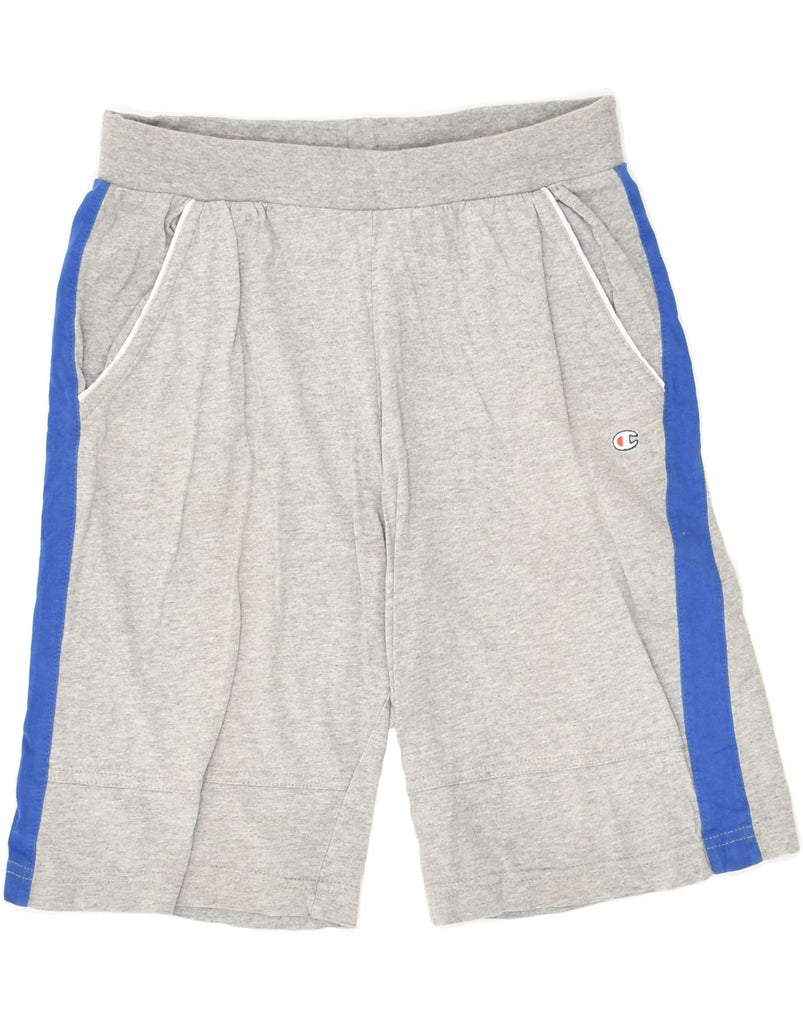 CHAMPION Boys Sport Shorts 9-10 Years Medium  Grey Cotton | Vintage Champion | Thrift | Second-Hand Champion | Used Clothing | Messina Hembry 