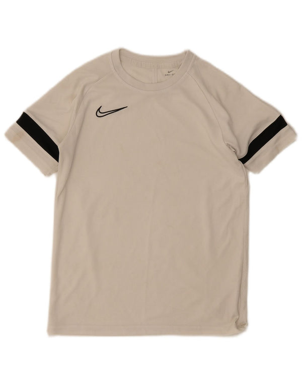Nike Boys T-Shirt Top 12-13 Years Large White Polyester
