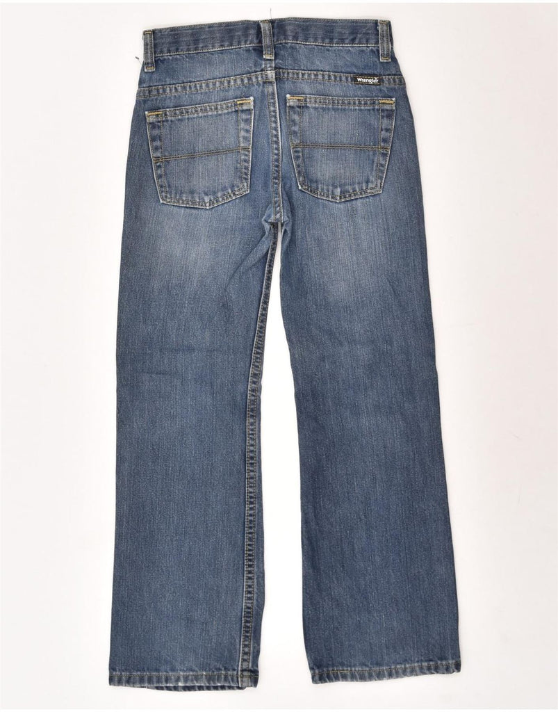 WRANGLER Boys Straight Jeans 9-10 Years W24 L24 Blue Cotton | Vintage Wrangler | Thrift | Second-Hand Wrangler | Used Clothing | Messina Hembry 