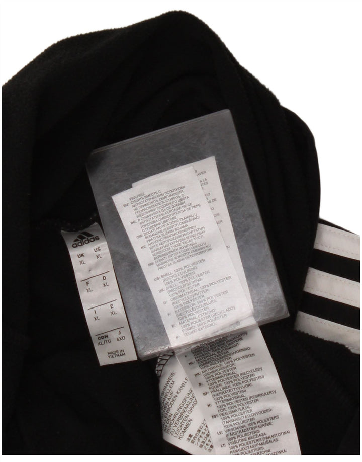 ADIDAS Mens Wolverhampton Wanderers Pullover Tracksuit Top XL Black