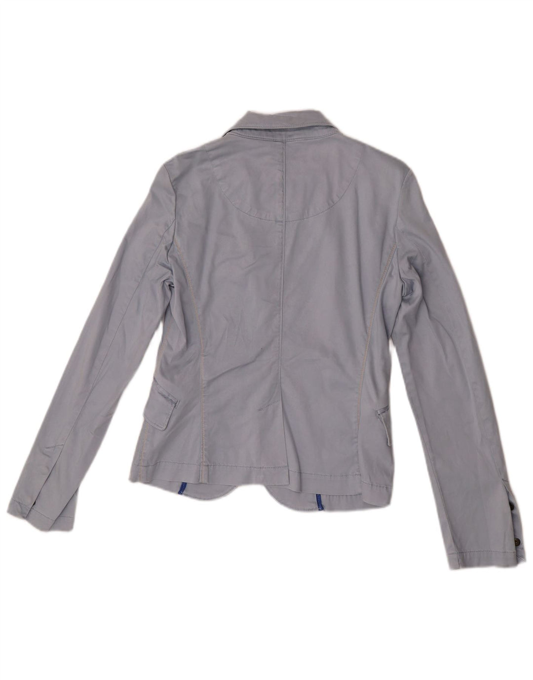 Aeronautica Militare Womens 2 Button Blazer Jacket IT 42 Medium Blue