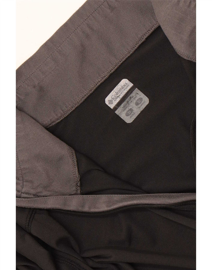Columbia Mens Omni Dry Zip Neck Pullover Tracksuit Top Medium Black