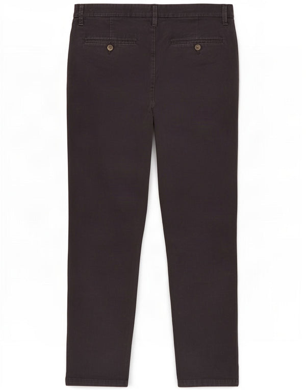 Marks & Spencer Mens Slim Chino Trousers W34 L31 Navy Blue Cotton