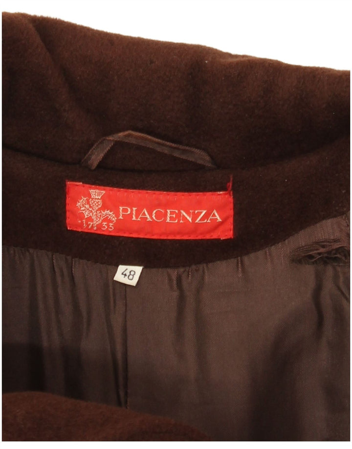 Piacenza Womens Oversized Overcoat IT 48 XL Brown