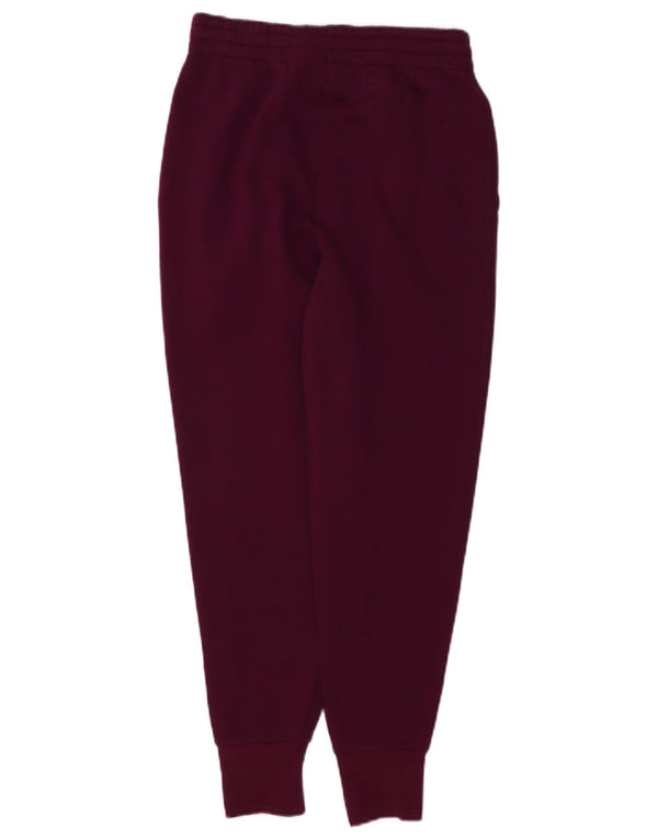 Nike Girls Tracksuit Trousers Joggers 12-13 Years Large Burgundy Cotton