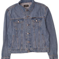 CARRERA Mens Denim Jacket UK 40 Large Blue Cotton