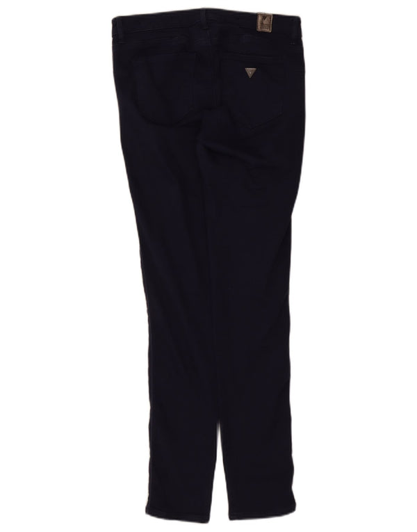 Guess Womens Curvy X Skinny Jeans W28 L29 Navy Blue Cotton