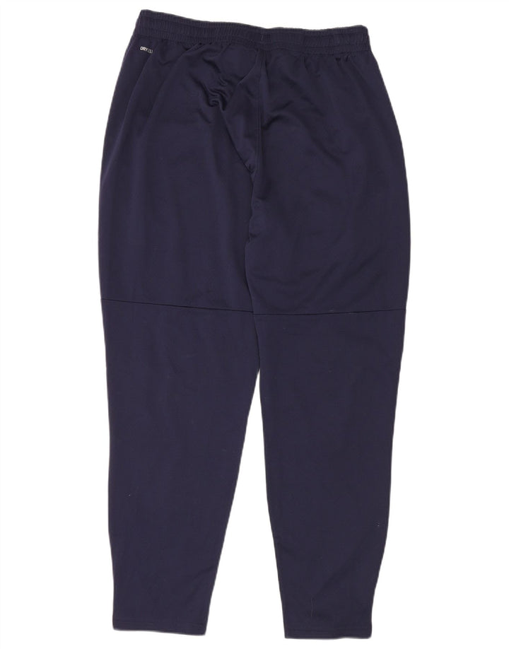 PUMA Mens Warriors Tracksuit Trousers XL Navy Blue Colourblock Polyester
