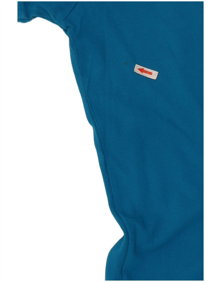 Superdry Mens Polo Shirt Medium Blue Cotton