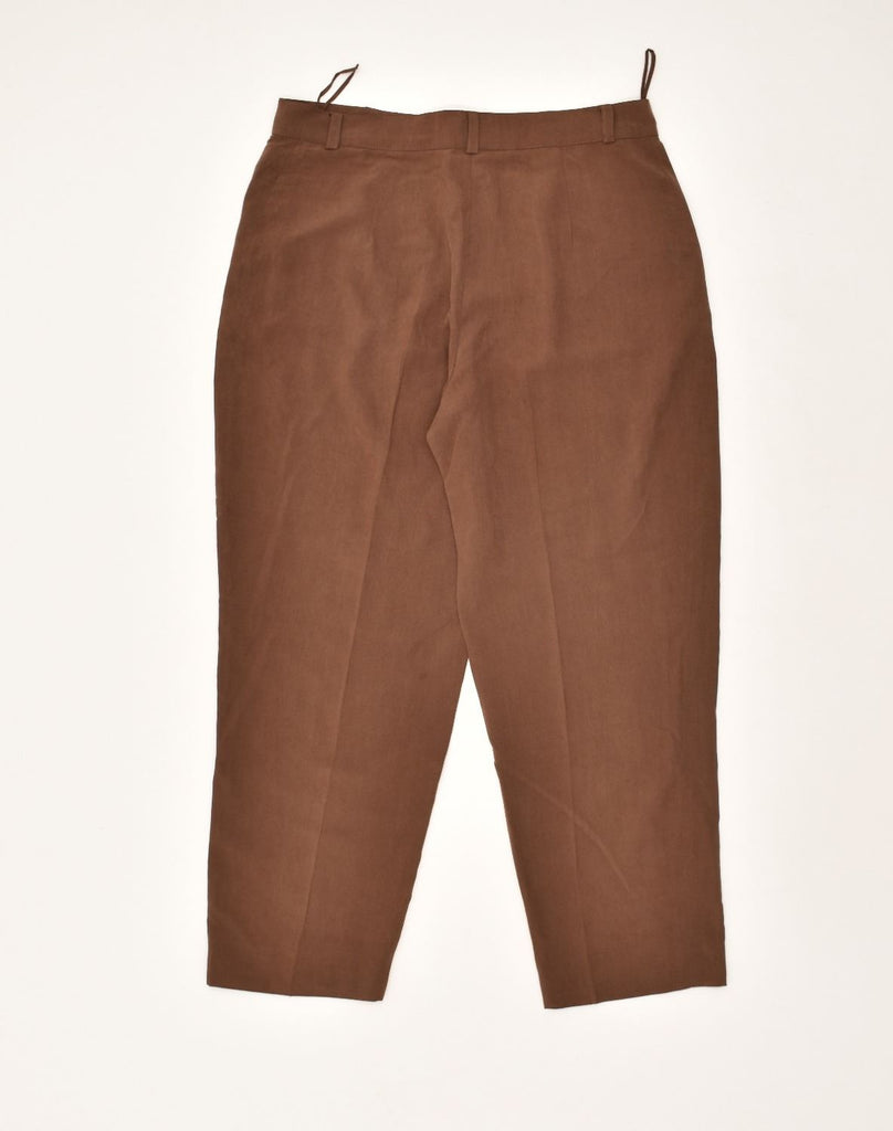 LES COPAINS Womens Pegged Chino Trousers IT 42 Medium W28 L27  Brown | Vintage Les Copains | Thrift | Second-Hand Les Copains | Used Clothing | Messina Hembry 