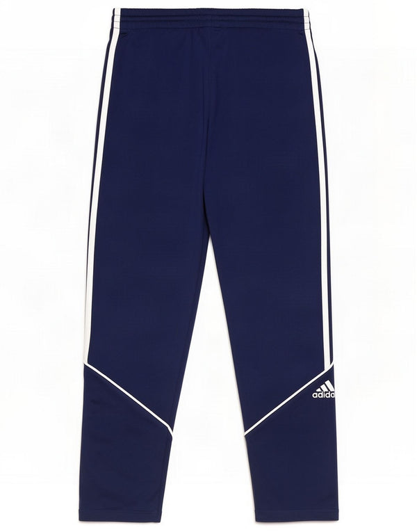 Adidas Boys Tracksuit Trousers 13-14 Years Navy Blue Polyester