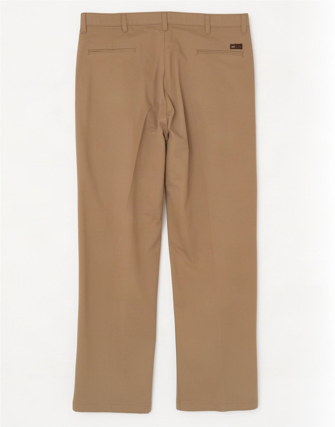 Lee Mens Custom Fit Chino Trousers W38 L32 Beige Cotton