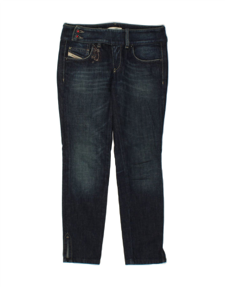 DIESEL Womens Crop Slim Jeans W25 L25  Navy Blue Cotton Vintage Diesel and Second-Hand Diesel from Messina Hembry 