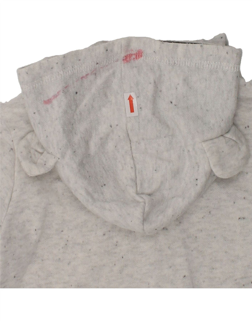 CHAMPION Girls Graphic Zip Hoodie Sweater 2-3 Years Large  Grey Cotton | Vintage Champion | Thrift | Second-Hand Champion | Used Clothing | Messina Hembry 