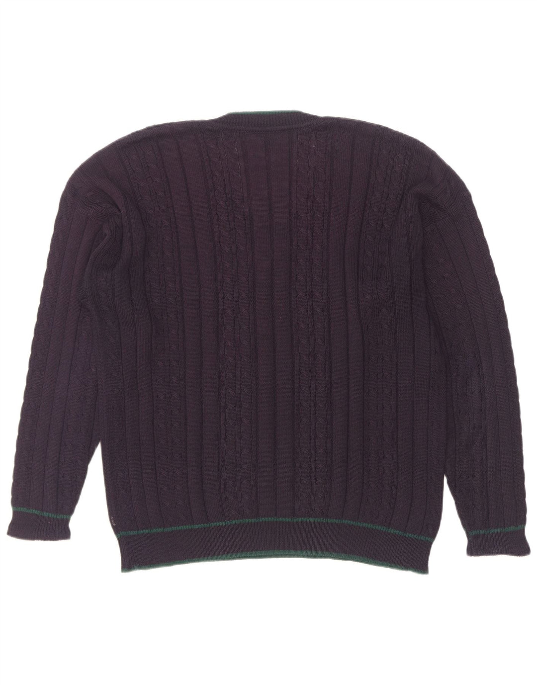 Bluster Mens V-Neck Jumper Sweater Large Navy Blue