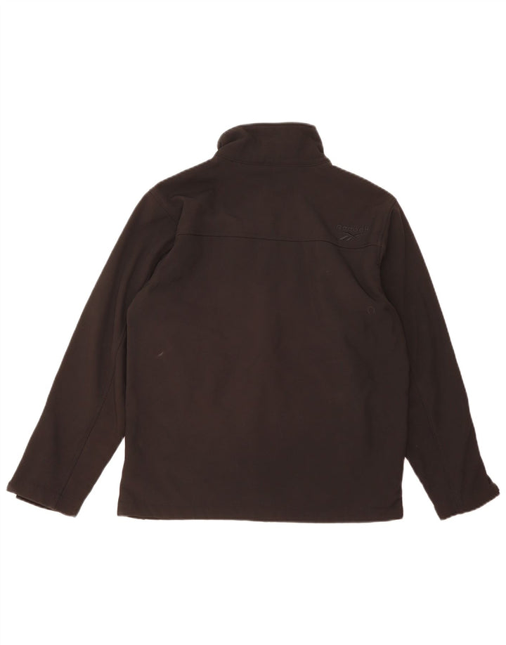 Reebok Boys Windbreaker Jacket 14-15 Years Large Black