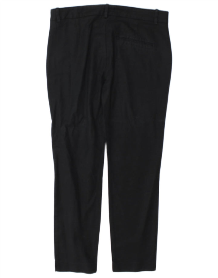 Zara Womens Slim Chino Trousers EU 38 Medium W28 L26 Navy Blue