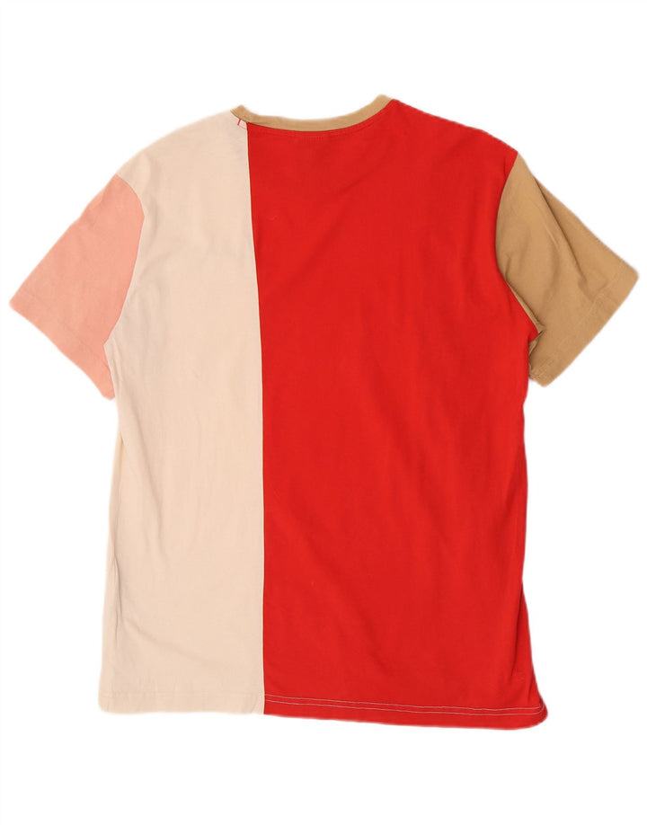 Champion Mens T-Shirt Top Medium Multicoloured Colourblock Cotton