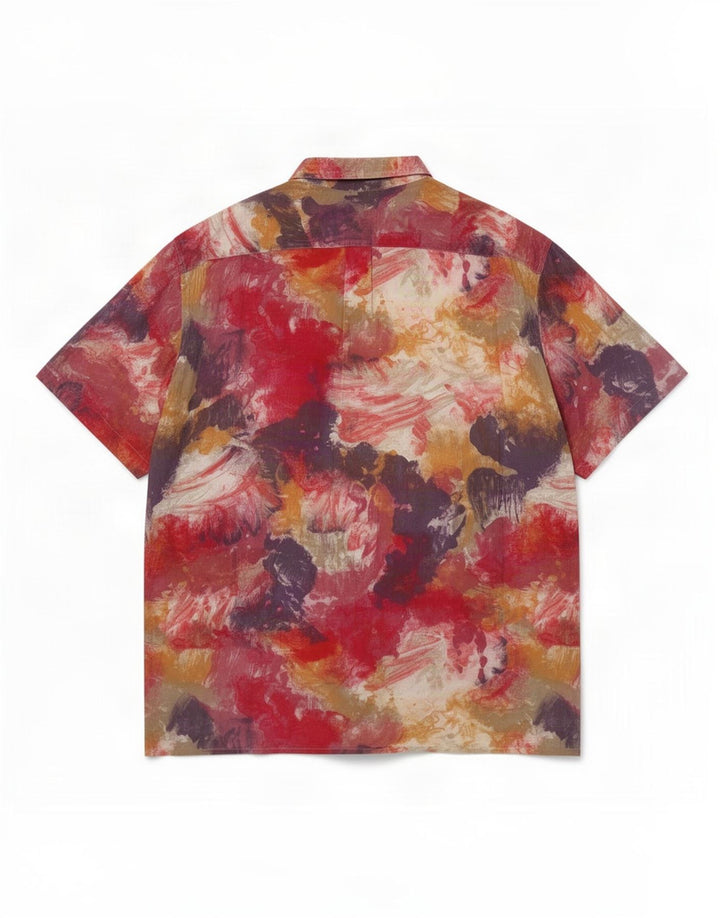 Eterna Mens Short Sleeve Shirt 2XL Multicoloured Tie Dye