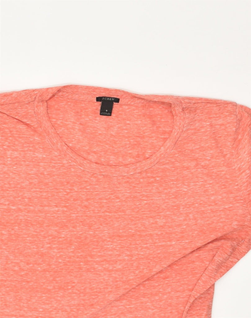 J. CREW Mens T-Shirt Top Small Orange Flecked Cotton | Vintage J. Crew | Thrift | Second-Hand J. Crew | Used Clothing | Messina Hembry 