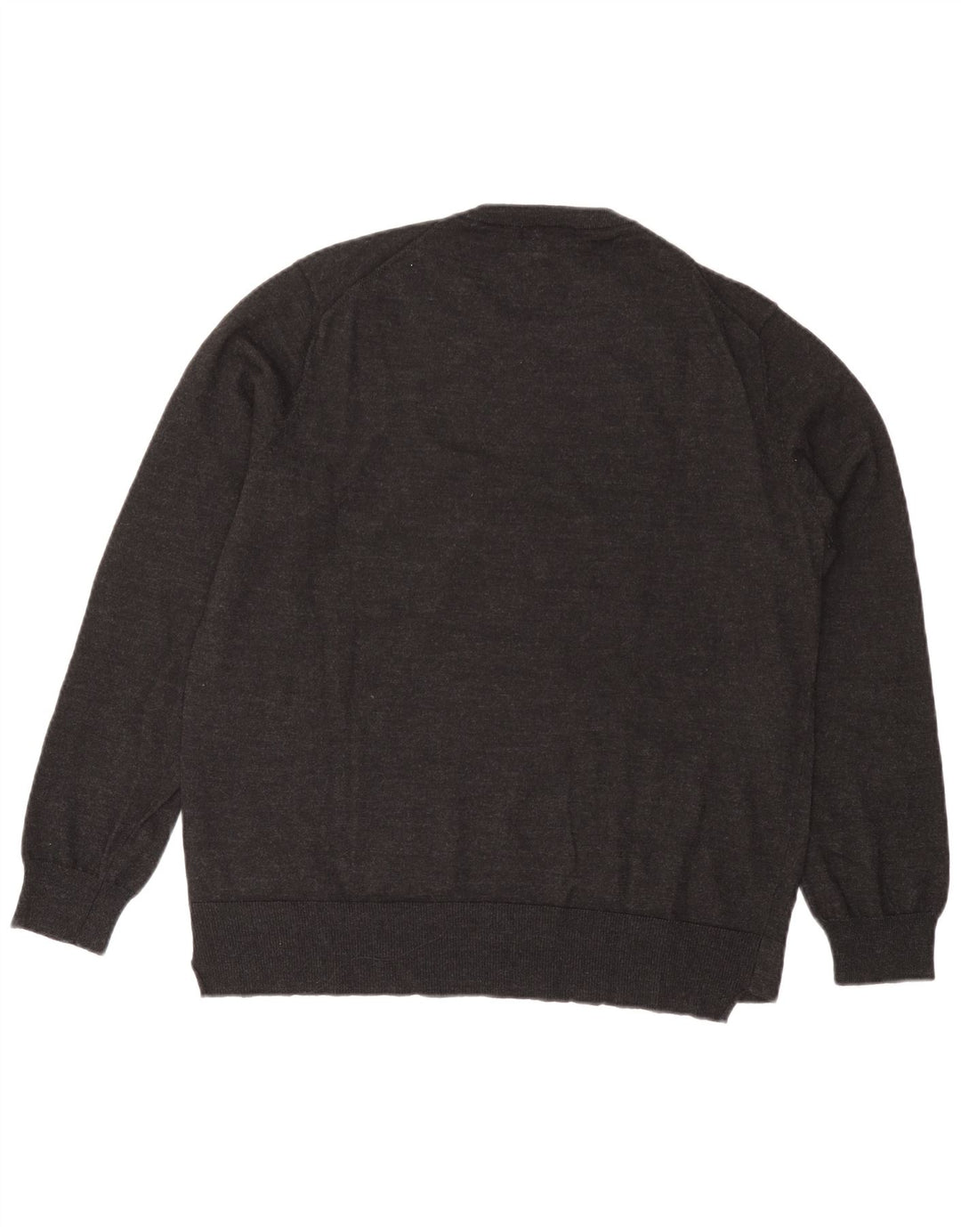 Carrera Mens Crew Neck Jumper Sweater XL Grey Geometric Acrylic