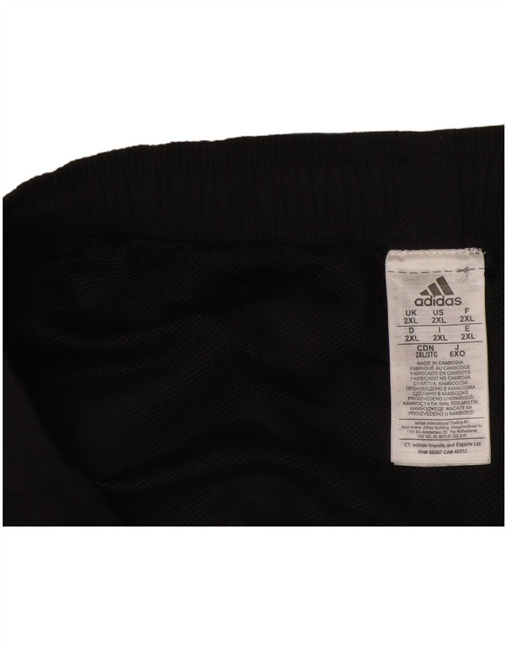Adidas Mens Sport Shorts 2XL Black Nylon