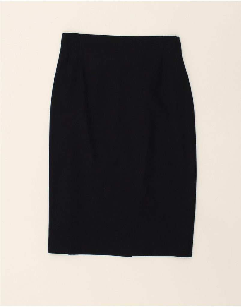 MARELLA Womens 1 Button 2 Piece Skirt Set UK 12 Medium  W28  Navy Blue | Vintage Marella | Thrift | Second-Hand Marella | Used Clothing | Messina Hembry 