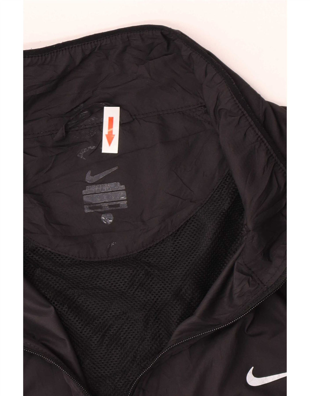 Nike Mens Tracksuit Top Jacket XL Black Polyester
