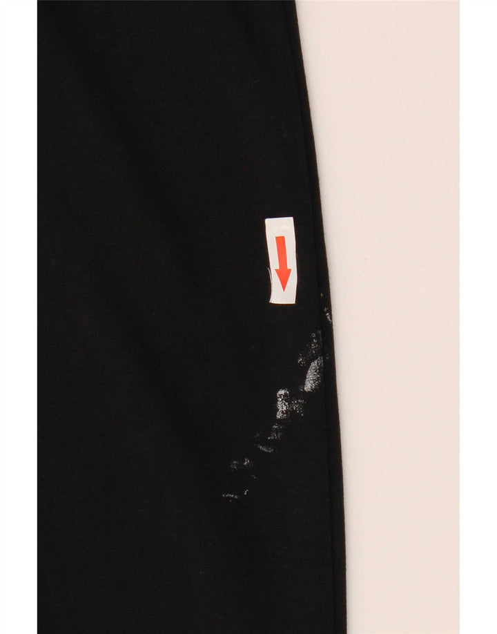Marks & Spencer Womens Tracksuit Trousers UK 12 Medium  Black Viscose