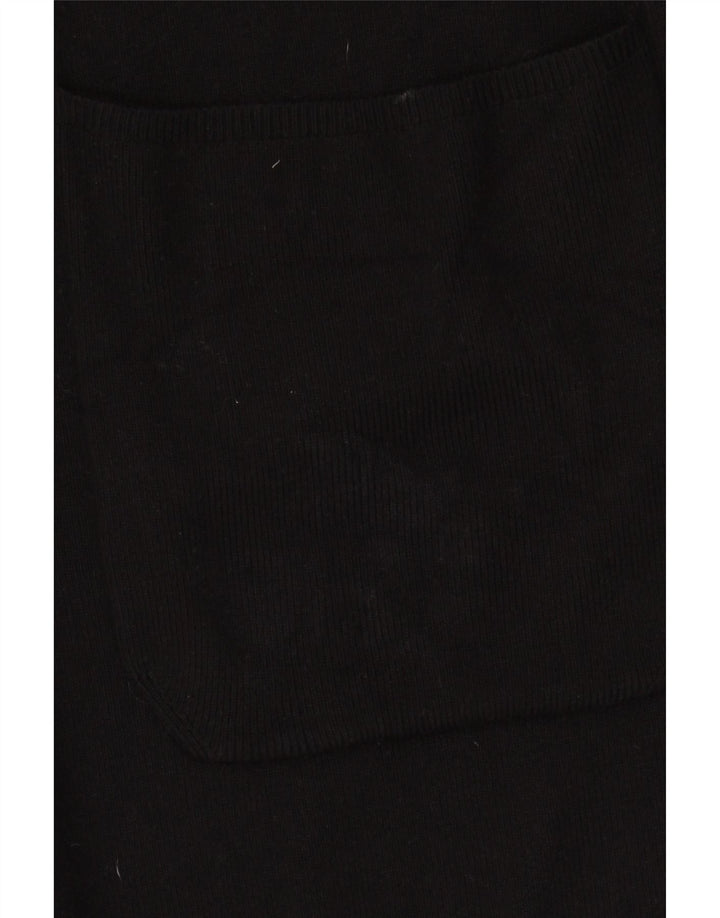 Marks & Spencer Womens Longline Oversized Cardigan Sweater UK 18 XL Black