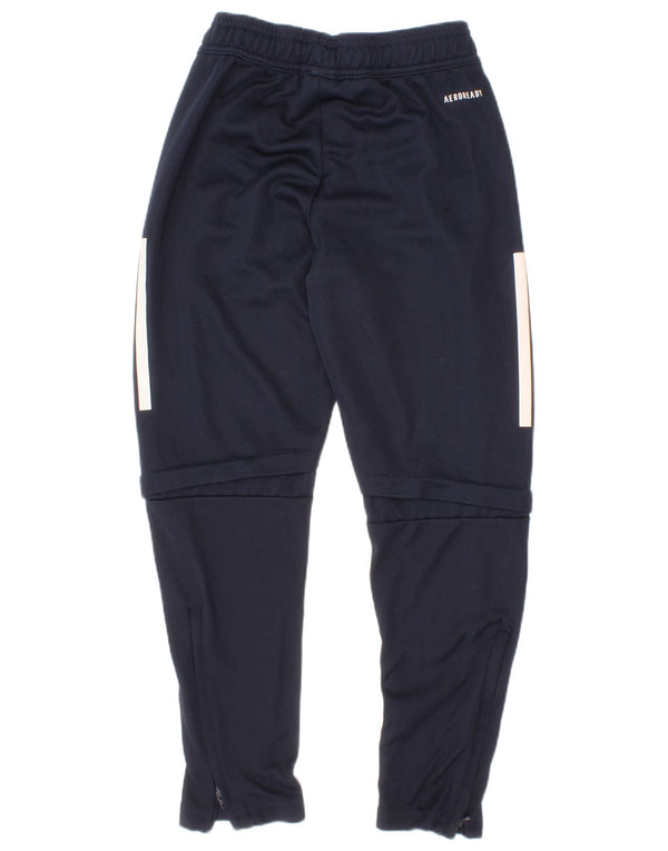 Adidas Boys Juventus Tracksuit Trousers 7-8 Years Navy Blue Sports