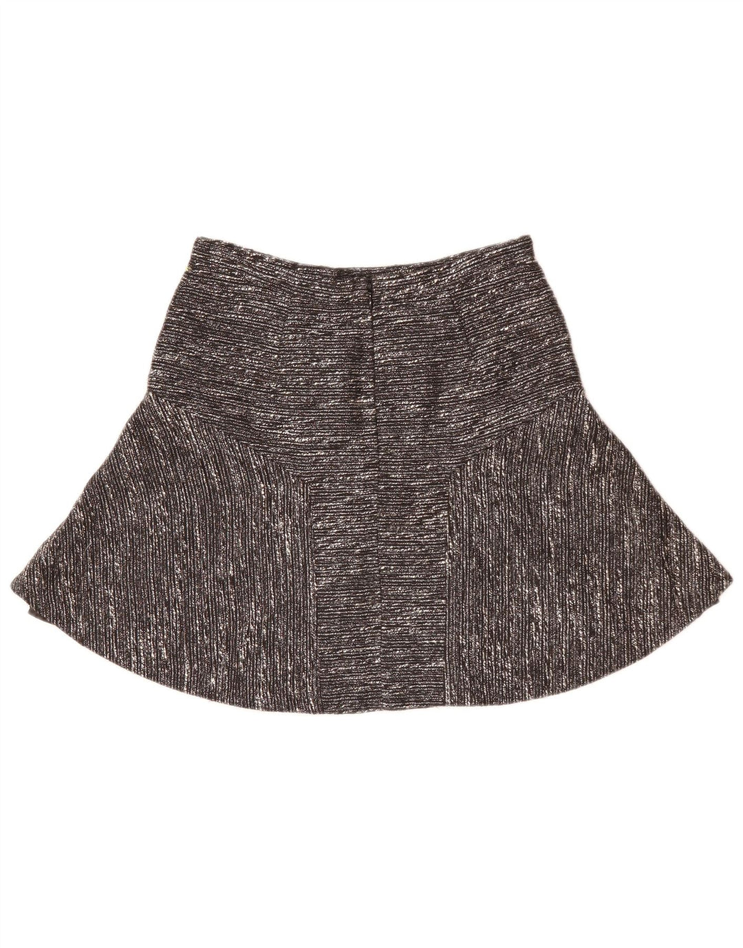 J. CREW Womens A-Line Skirt US 0 XS W28 Black Flecked Polyester