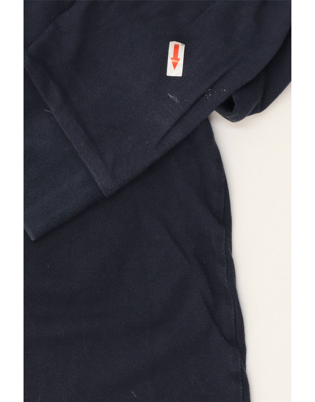 HUGO BOSS Mens Long Sleeve Slim Fit Polo Shirt Medium Navy Blue
