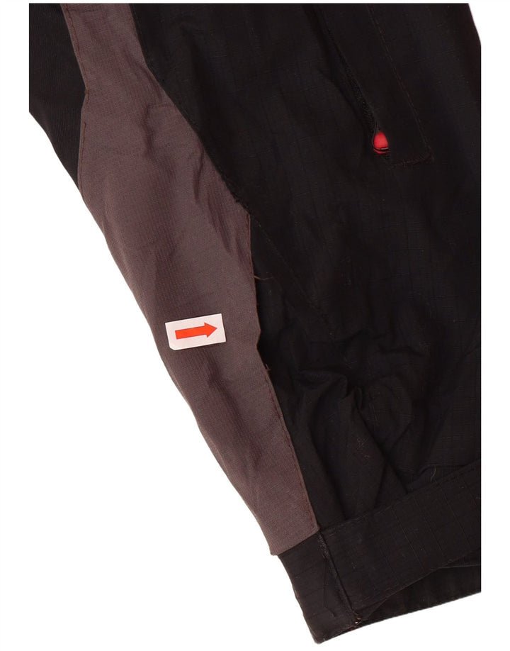 HELLY HANSEN Mens Graphic Windbreaker Jacket UK 34 XS Black Colourblock