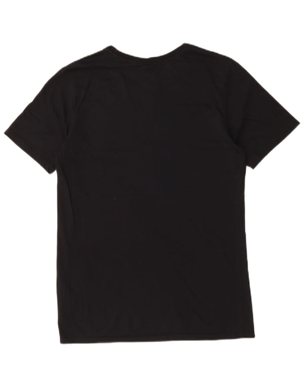 Jordan Mens Dri Fit Graphic T-Shirt Top Small Black Cotton