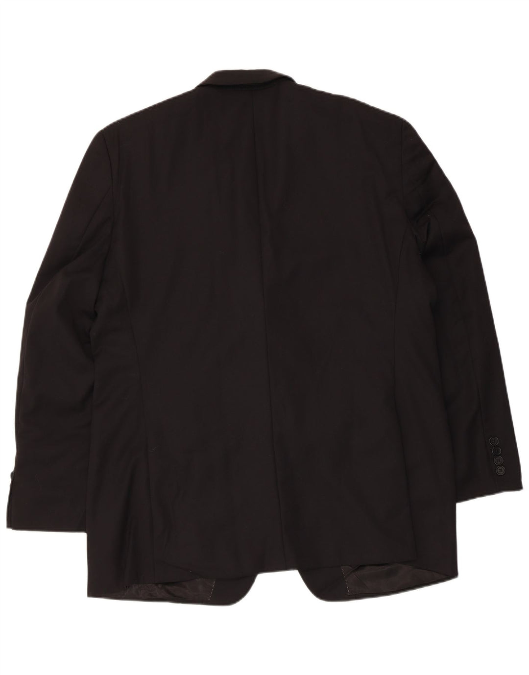 Dkny Mens 2 Button Blazer Jacket UK 44 2XL Black Wool