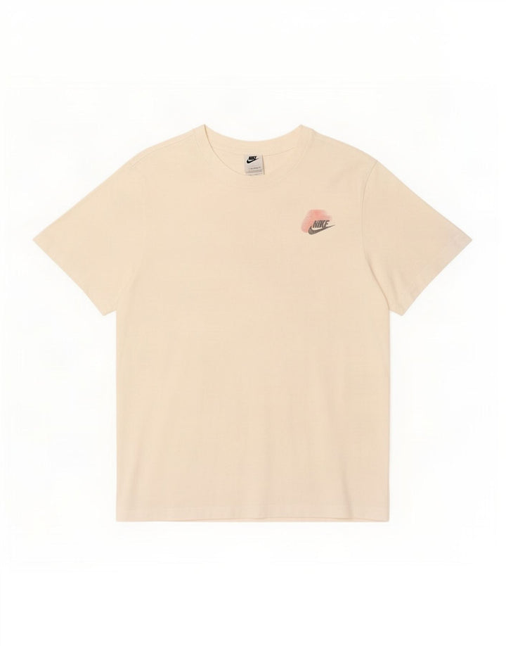 Nike Mens Graphic T-Shirt Top Medium White Cotton