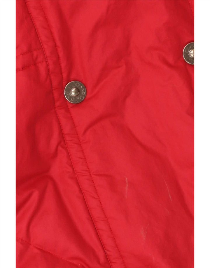 HEAD Womens Oversized Reversible Padded Coat IT 48 XL Red Cotton