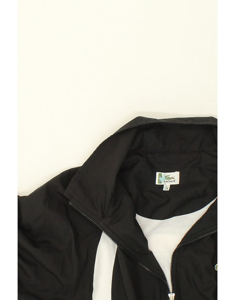 LACOSTE Mens Tracksuit Top Jacket Size 38 Small Black Colourblock | Vintage Lacoste | Thrift | Second-Hand Lacoste | Used Clothing | Messina Hembry 