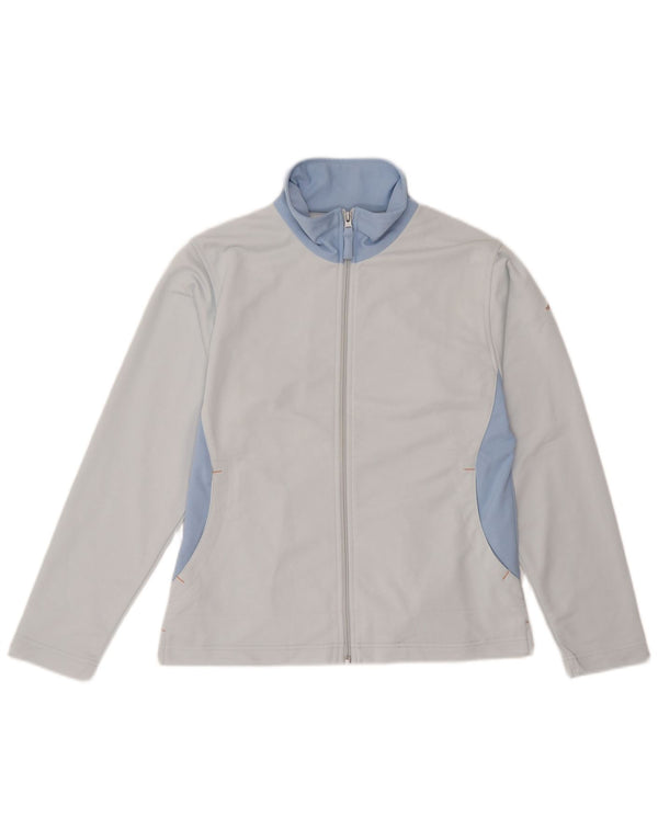 KAPPA Womens Tracksuit Top Jacket UK 16 Large Blue Colourblock Polyester