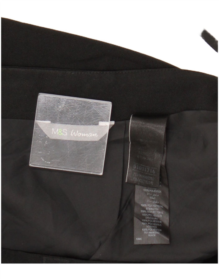Marks & Spencer Womens Pencil Skirt UK 18 XL W34  Black Polyester