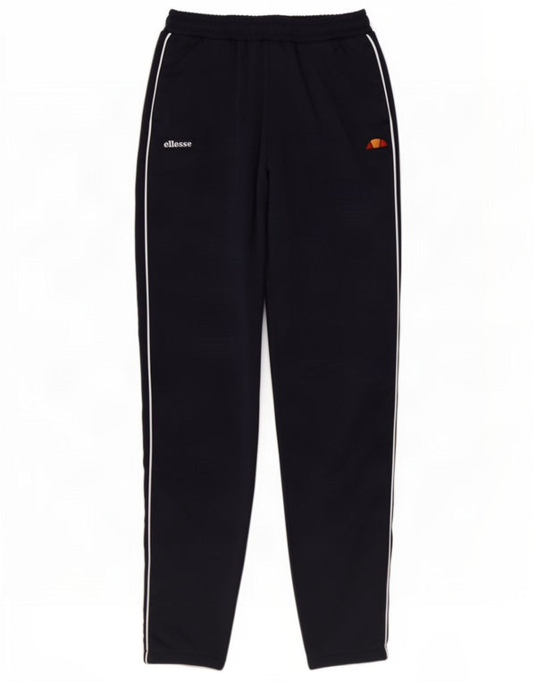 Ellesse Boys Tracksuit Trousers Joggers 13-14 Years Navy Blue Polyester