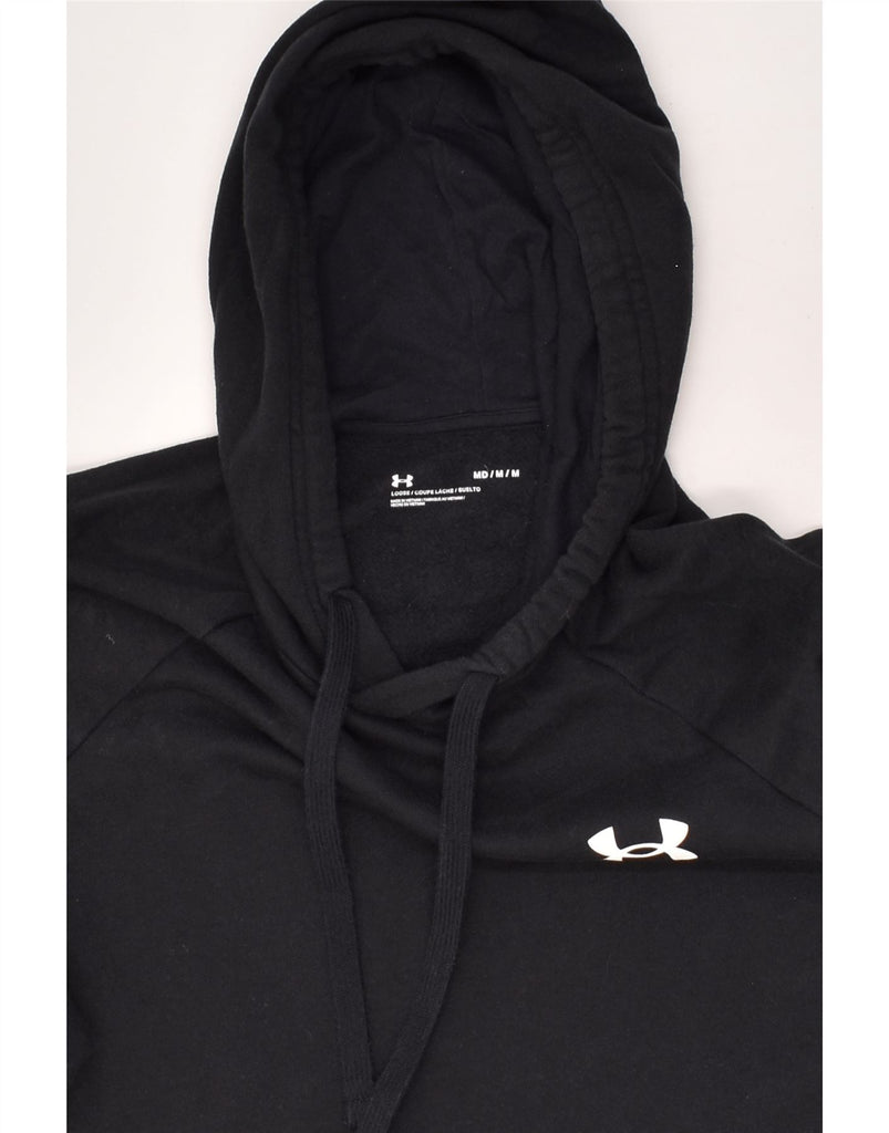 UNDER ARMOUR Mens Loose Fit Hoodie Jumper Medium Black Cotton | Vintage Under Armour | Thrift | Second-Hand Under Armour | Used Clothing | Messina Hembry 